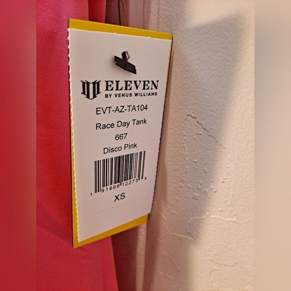 EleVen by Venus Williams Race Day Tank Disco Pink XS - Picture 3 of 8